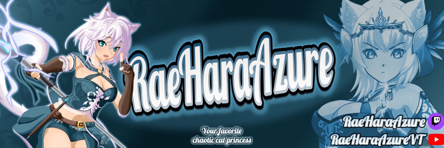 𝓡𝓪𝓮𝓗𝓪𝓻𝓪𝓐𝔃𝓾𝓻𝓮 ⚡ENVtuber banner