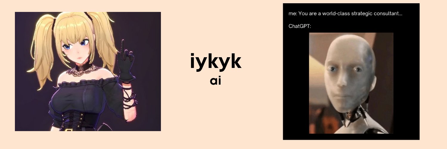 IYKYKAI's profile banner image