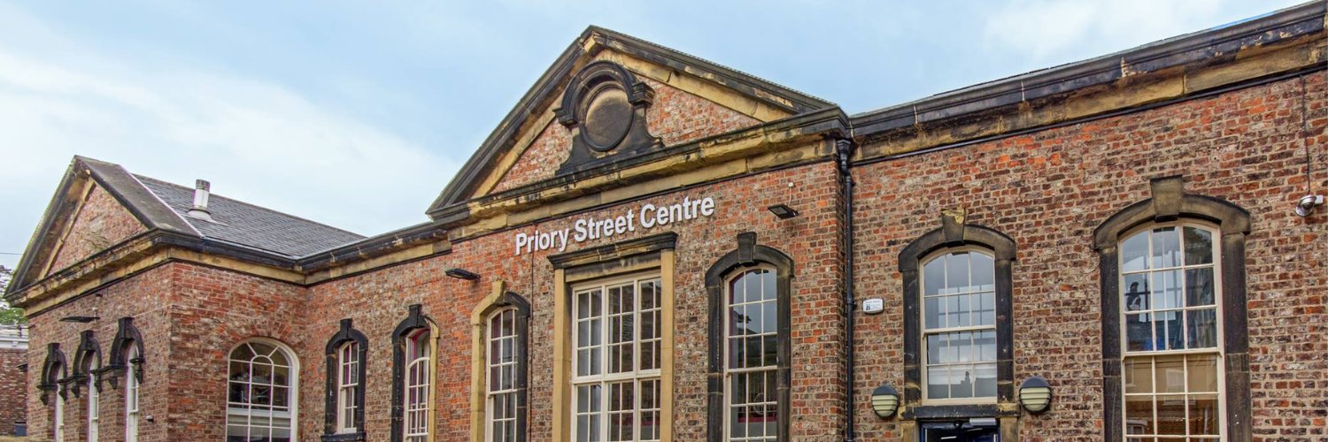 Priory Street Centre banner