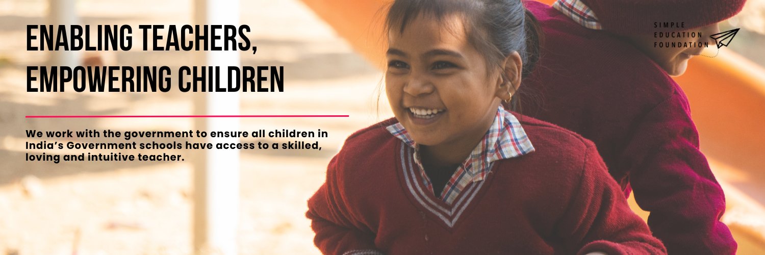 Simple Education Foundation🏳️‍🌈🏳️‍⚧️ banner