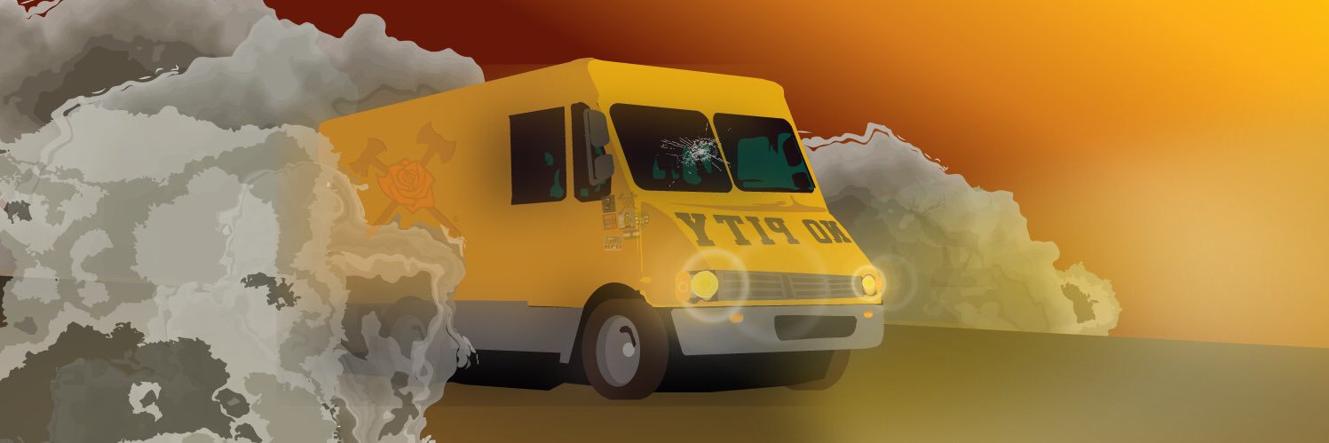 No Pity Van banner