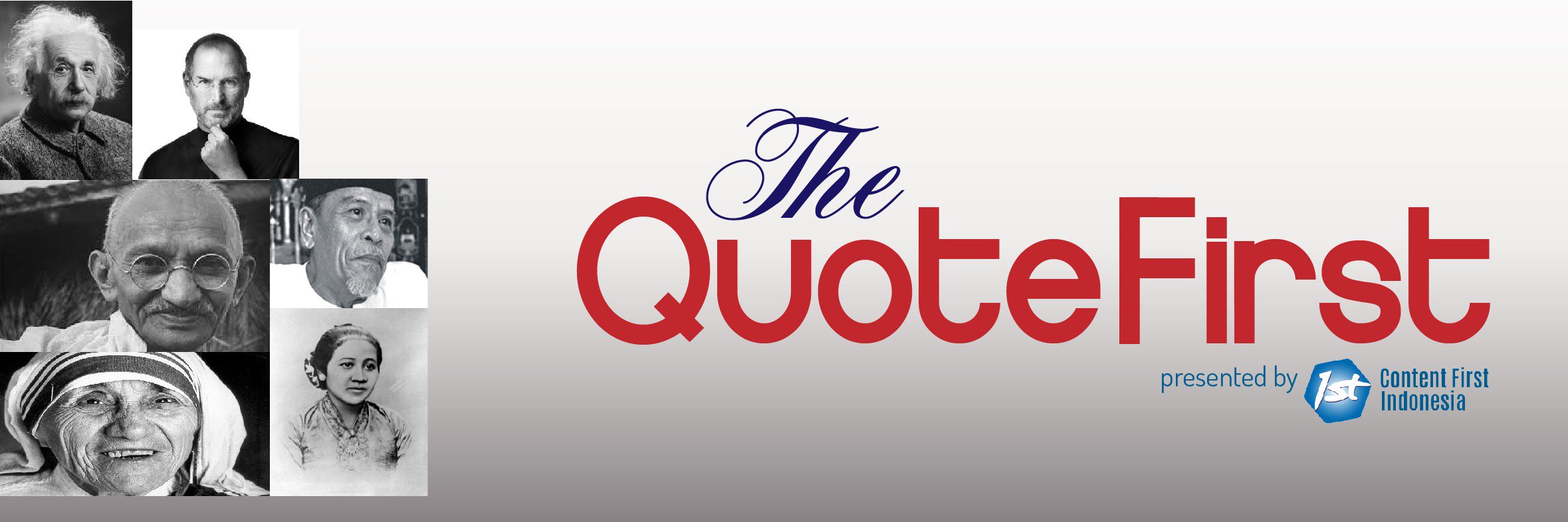 The Quote First banner