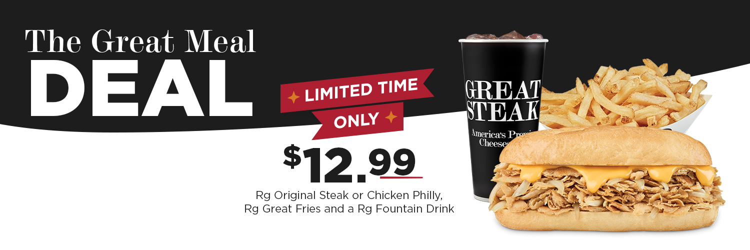 Great Steak banner