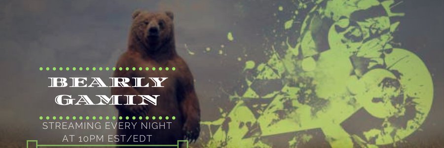 BearlyGamin's profile banner image