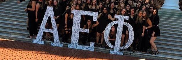 Alpha Epsilon Phi ♡ Phi Chi banner