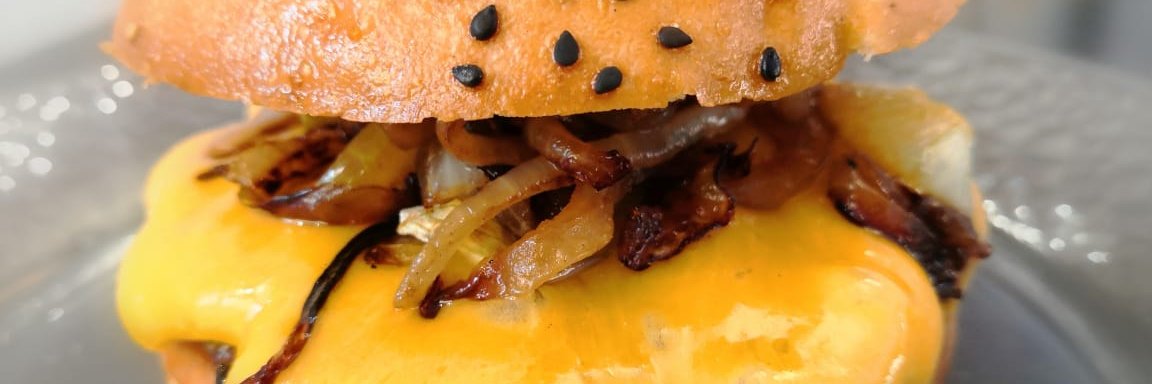 A Burger banner