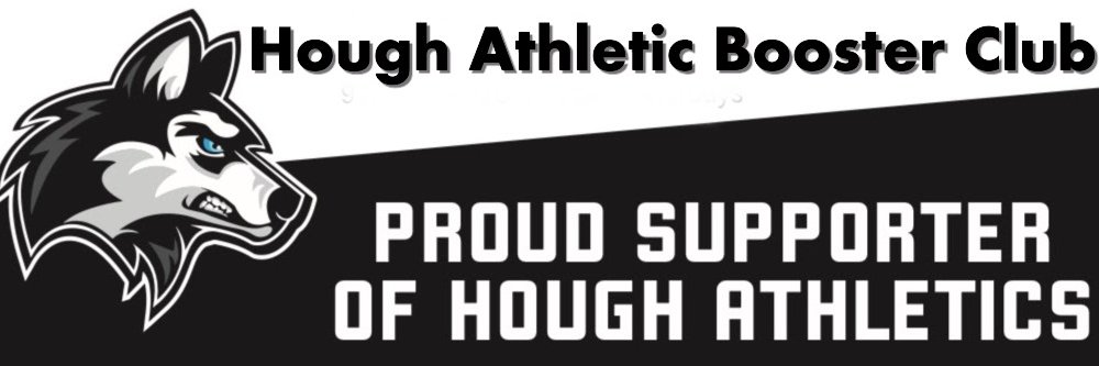 Hough Athletic Booster Club banner