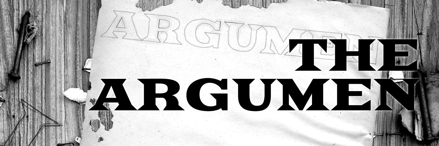 The Argumen banner