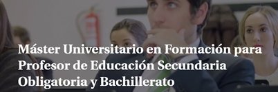 Máster Secundaria CEU banner