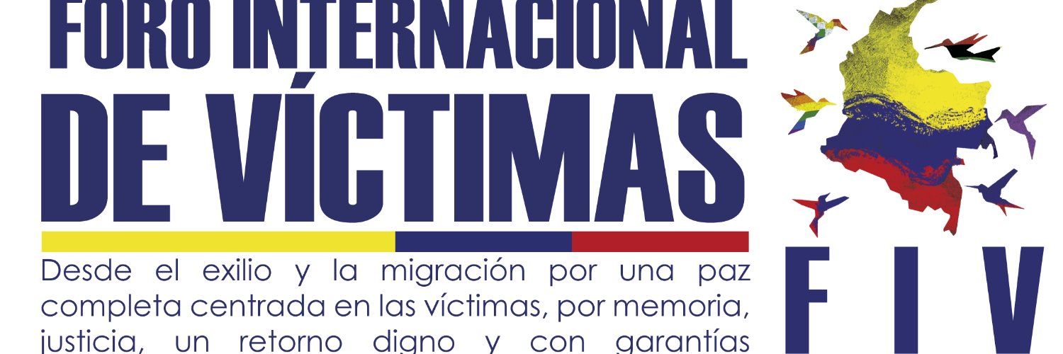 Foro Internacional de Víctimas - Colombia banner