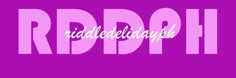 riddledelidayph's profile banner image