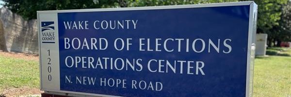 Wake County, NC Elections banner