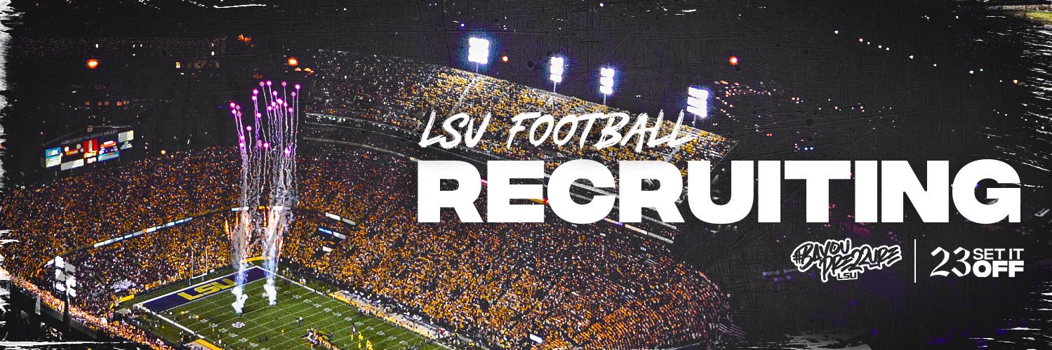 LSU Football Recruiting banner
