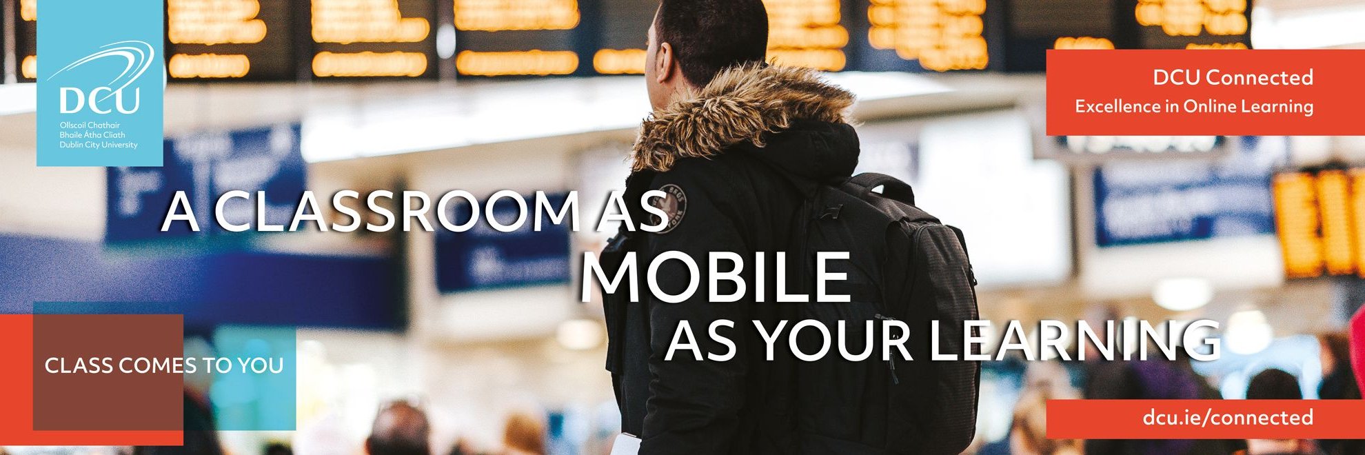 DCU Connected - Excellence in Online Learning banner