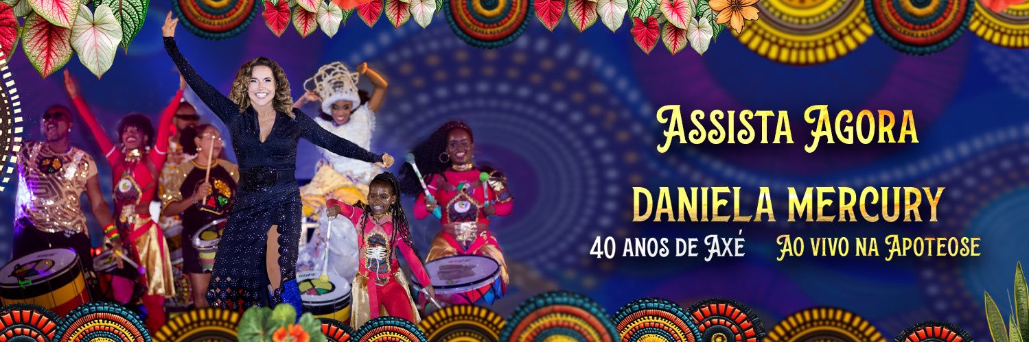 Daniela Mercury's banner