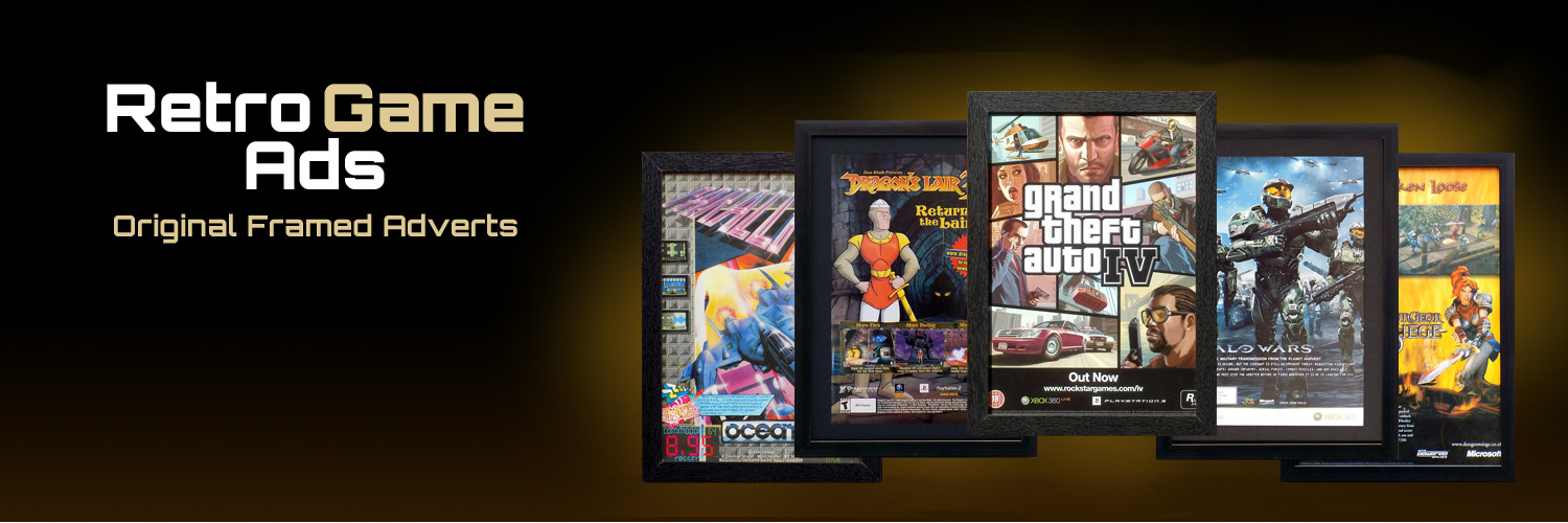 Retro Game Ads banner