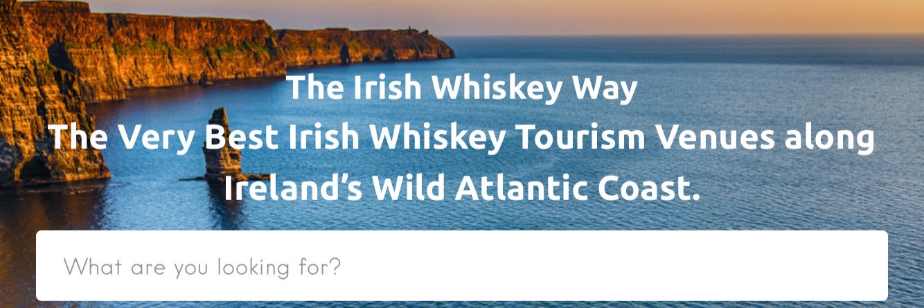 Irish Whiskey Way banner