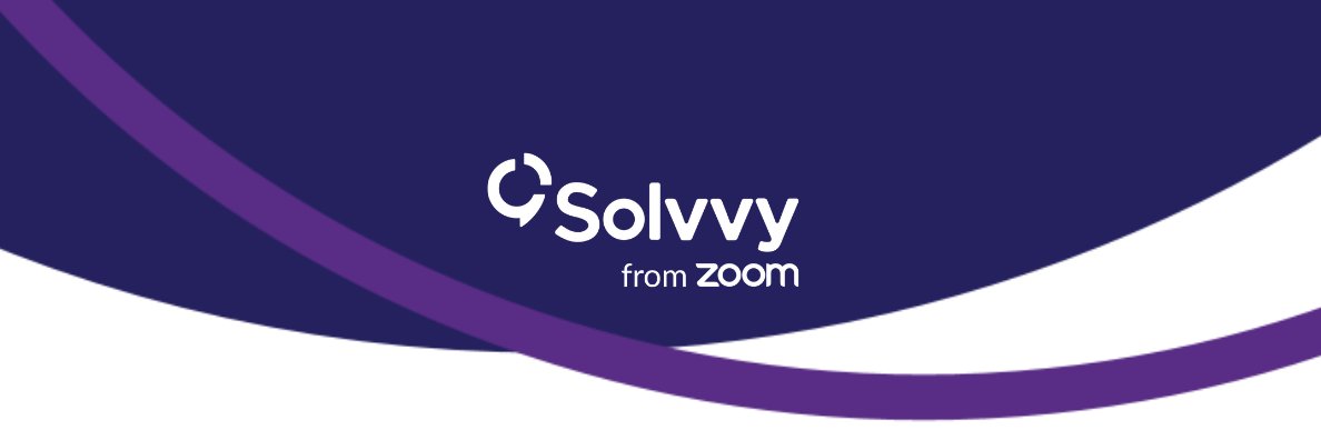 Solvvy from Zoom banner