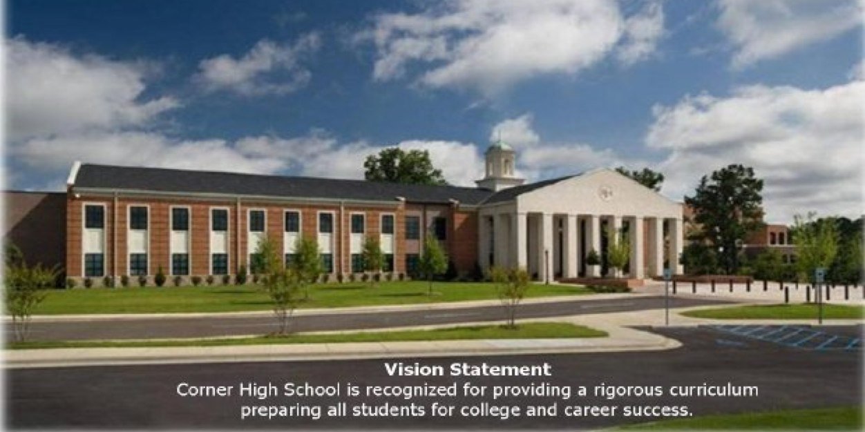 Corner High School banner