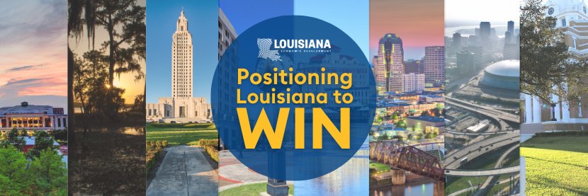 Louisiana Economic Development's banner