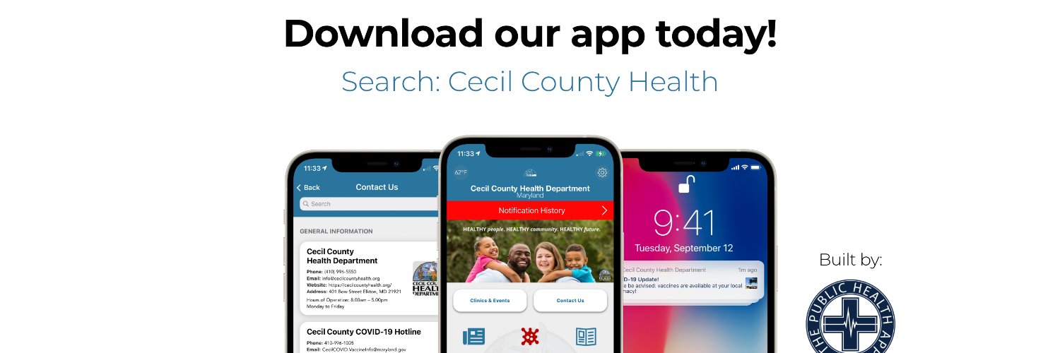 Cecil County Health banner