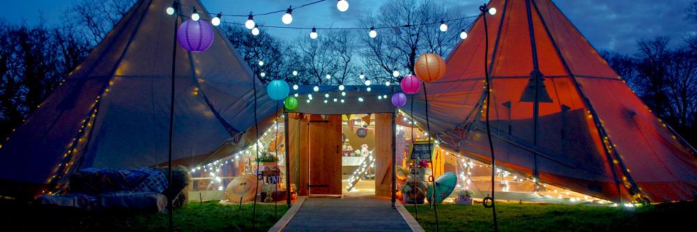 Teepee Tent Hire banner