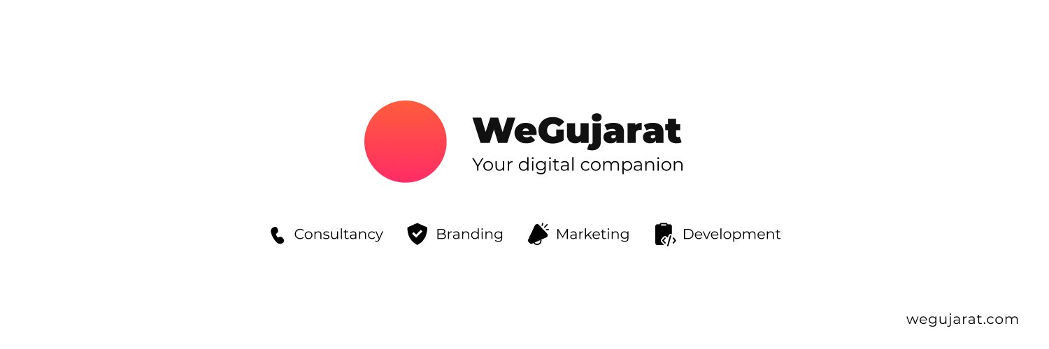 WeGujarat's profile banner image
