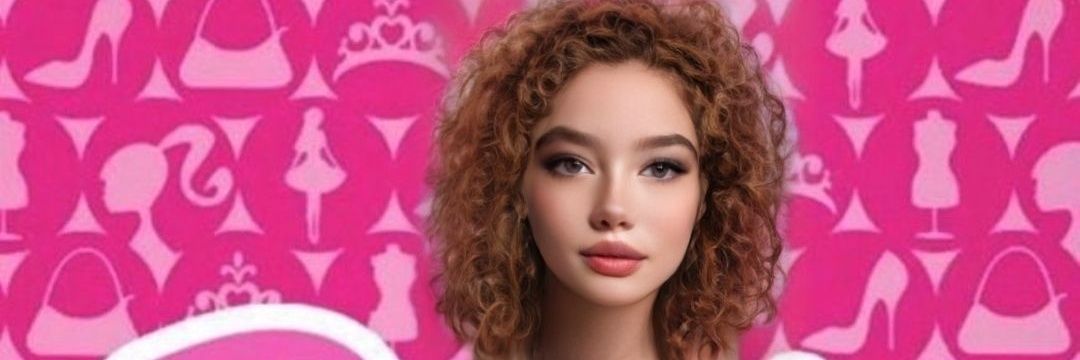 midget with a dog banner