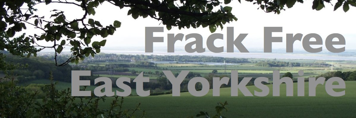 Frack Free East Yorkshire banner