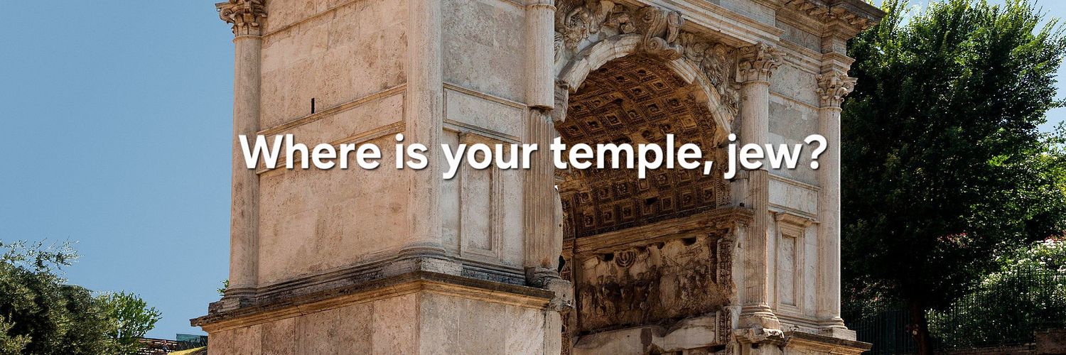 ℤ𝕚𝕟𝕔𓃩Dejudaizer™𓁤Orémus et pro pérfidis Judǽi✠ banner