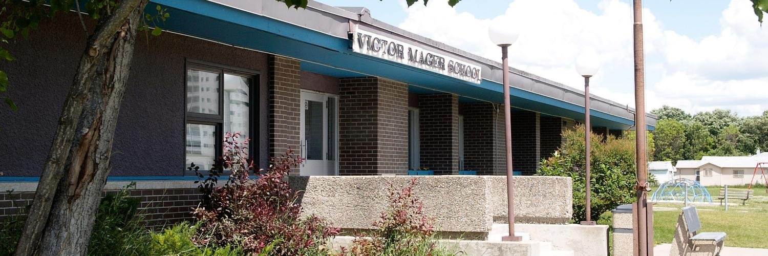 Victor Mager School banner