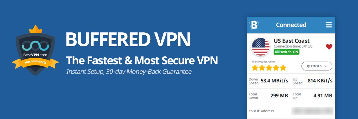BufferedVPN's profile banner image
