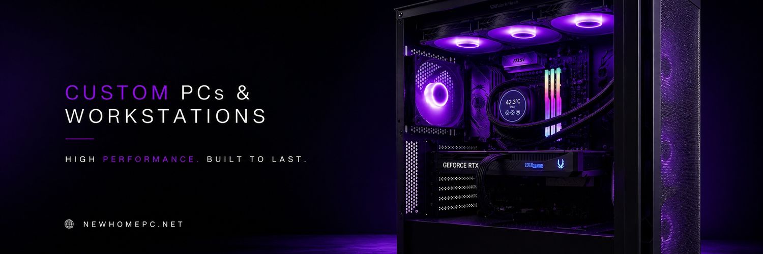NewHomePC's profile banner image
