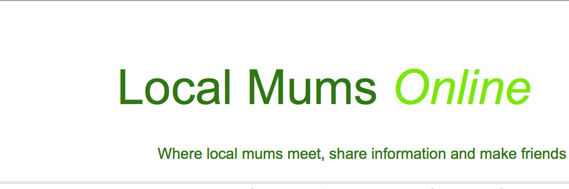 Local Mums Online banner