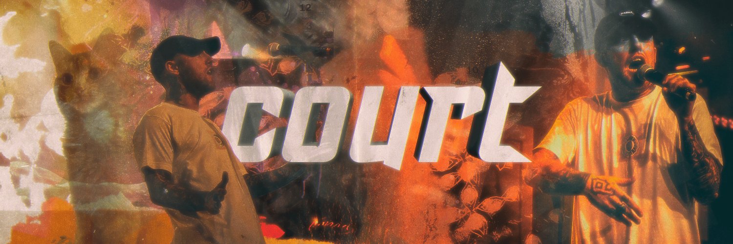 court's banner