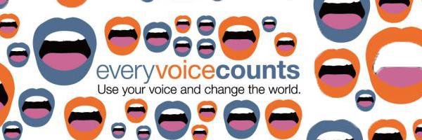 Every Voice Counts banner