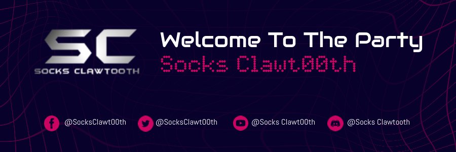 Socksclawt00th's profile banner image