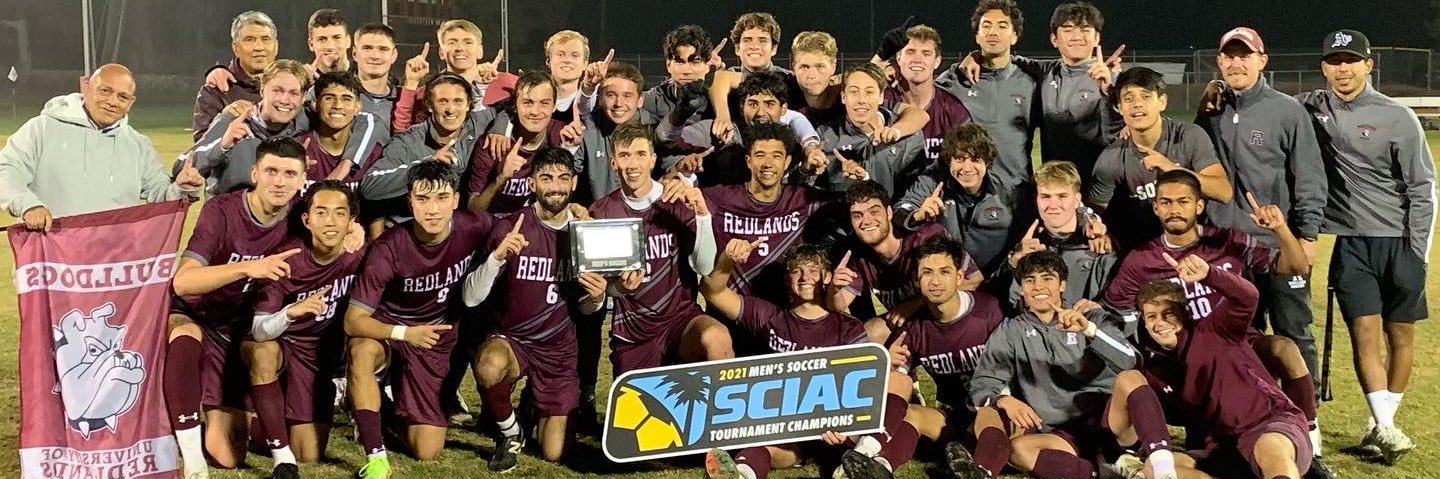 Redlands Men's Soccer banner