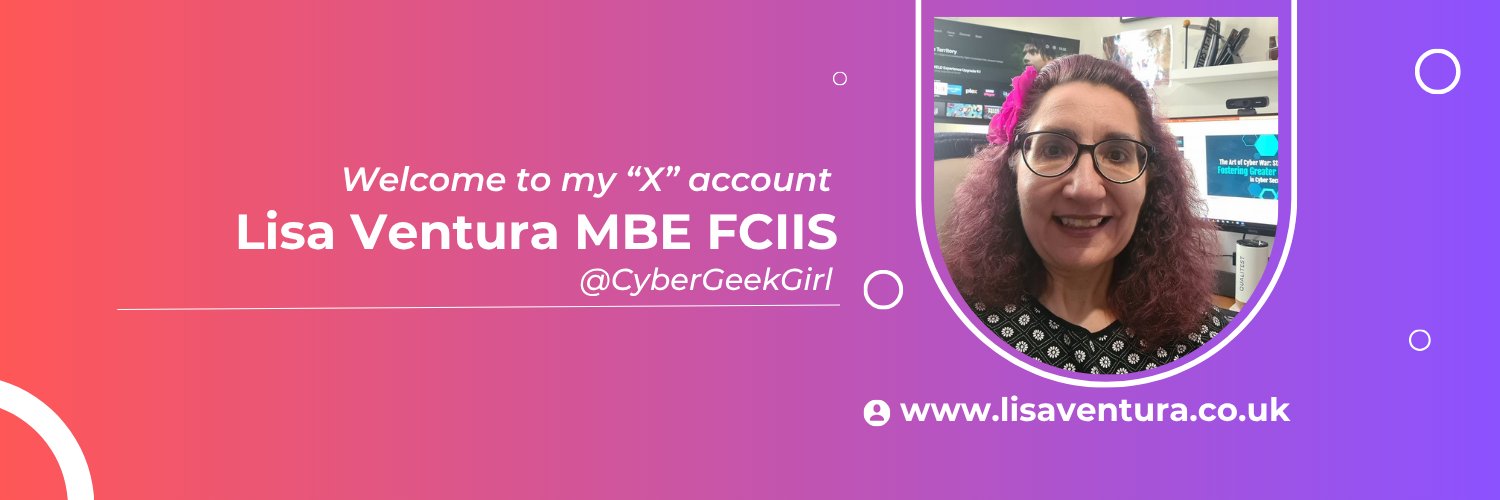 Lisa Ventura MBE FCIIS banner