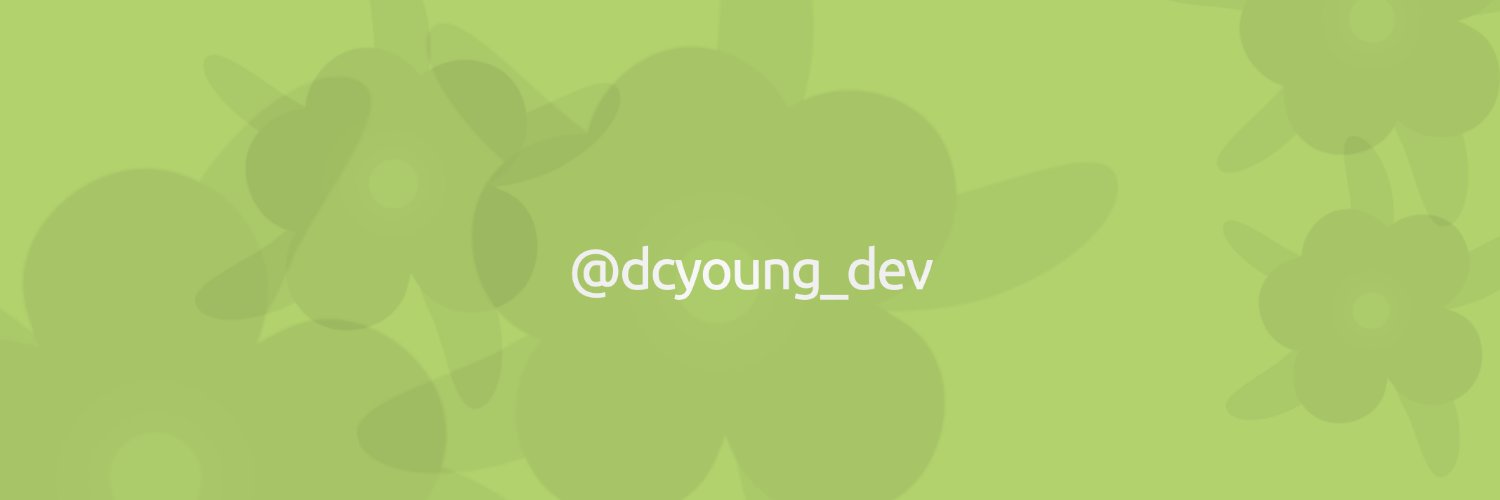 dcyoung_dev's profile banner image