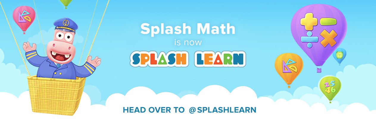 Splash Math banner