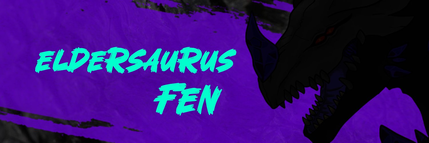 Eldersaurus Fen | ⋈ KaijuVtuber banner