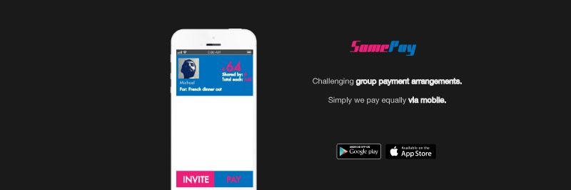 SamePay App banner