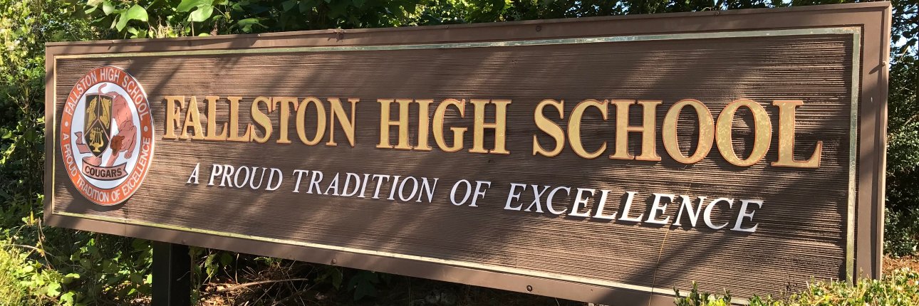 Fallston High School banner