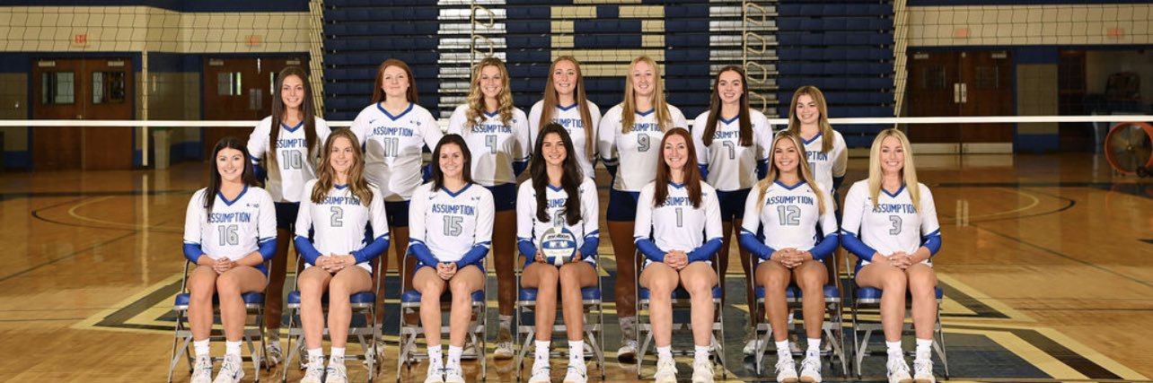 Assumption Volleyball banner