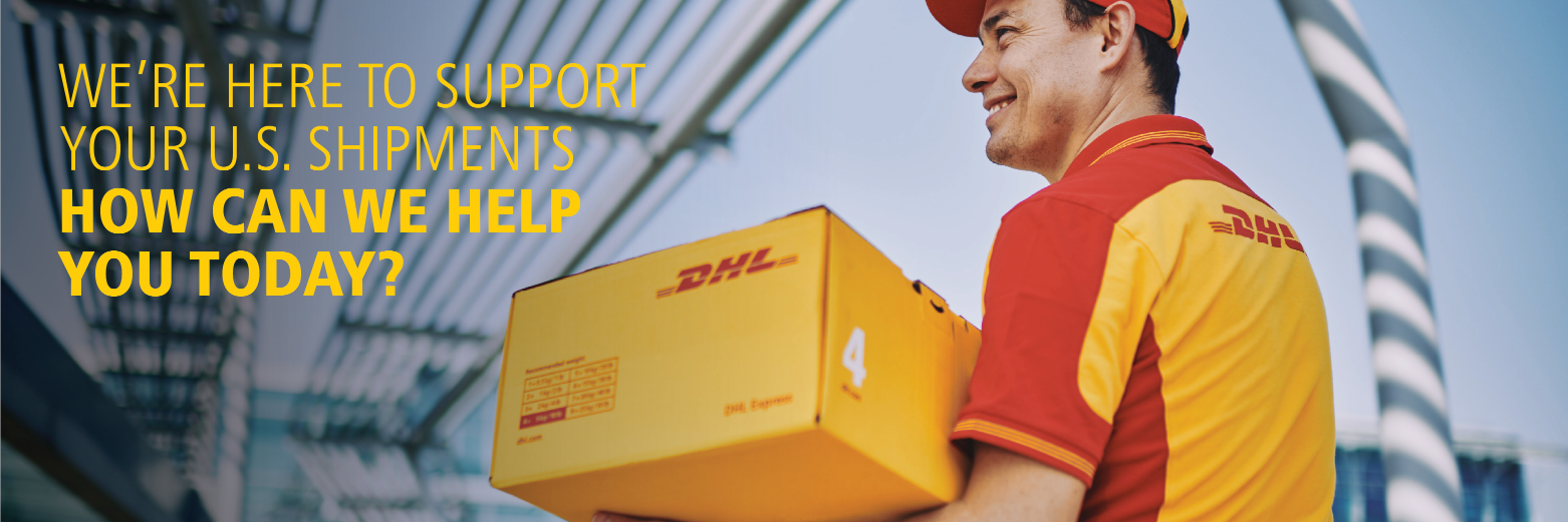 DHL U.S. Help banner
