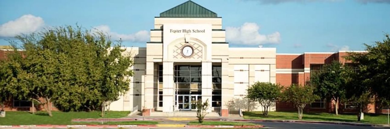 Foster High School's banner