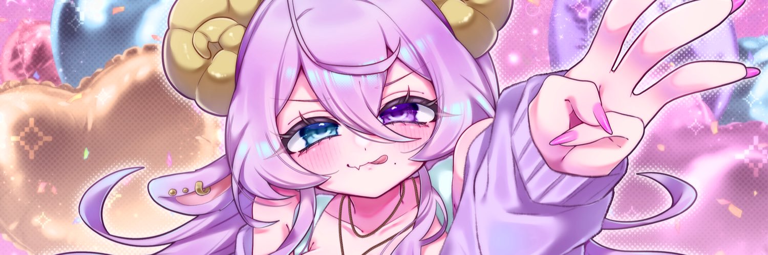 うるめりあ🐏🤍ྀིVtuber banner