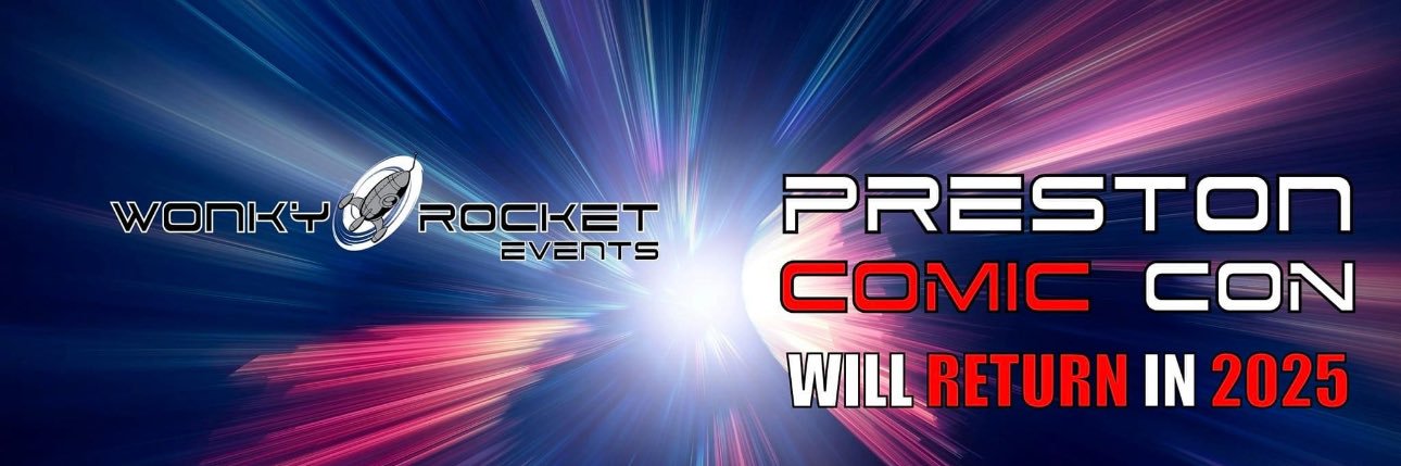 Preston Comic Con banner