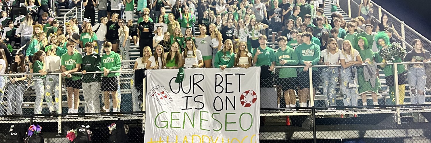 Geneseo Student Section banner